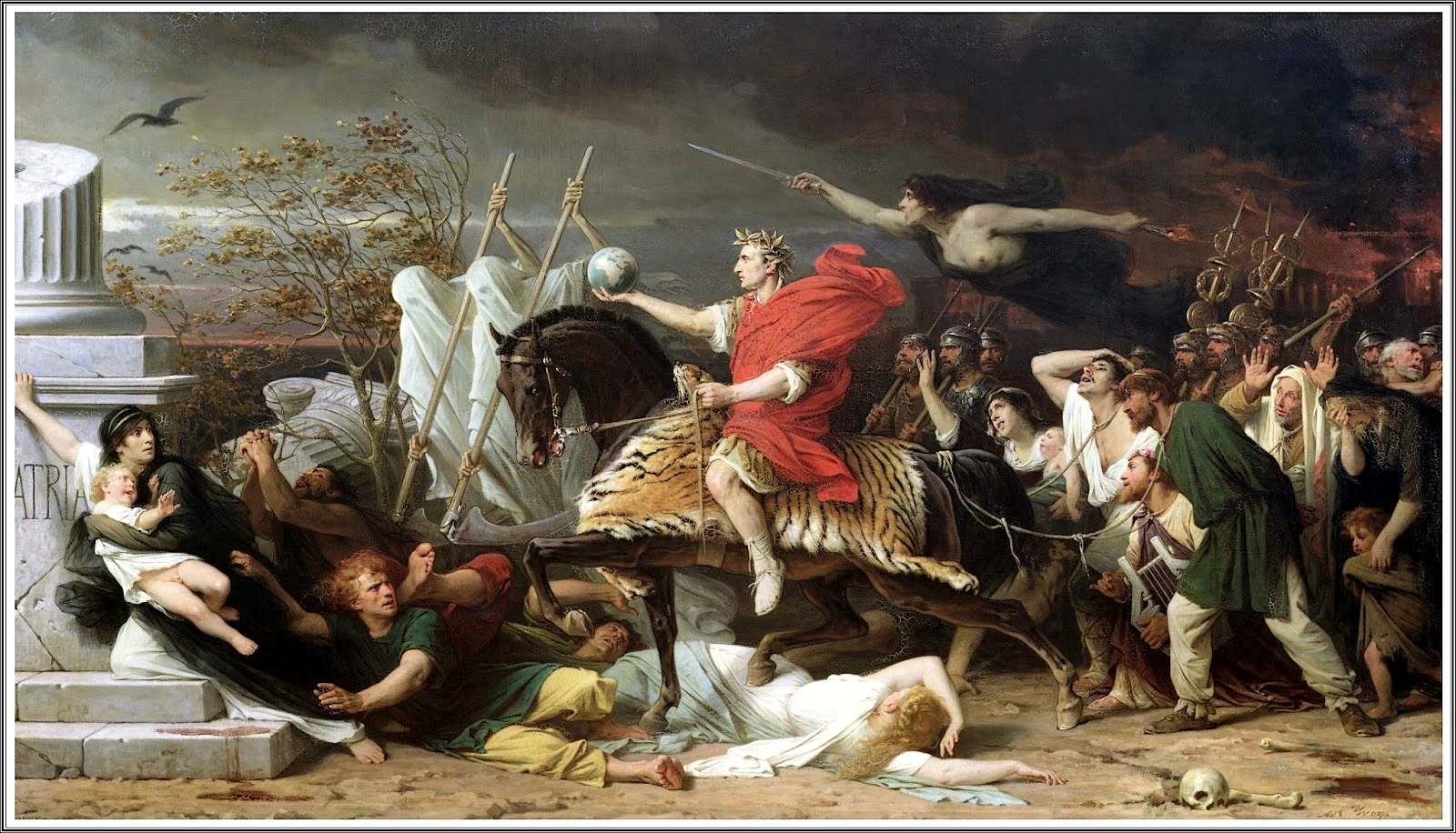 Caesar Crosses the Rubicon by Adolphe Yvon